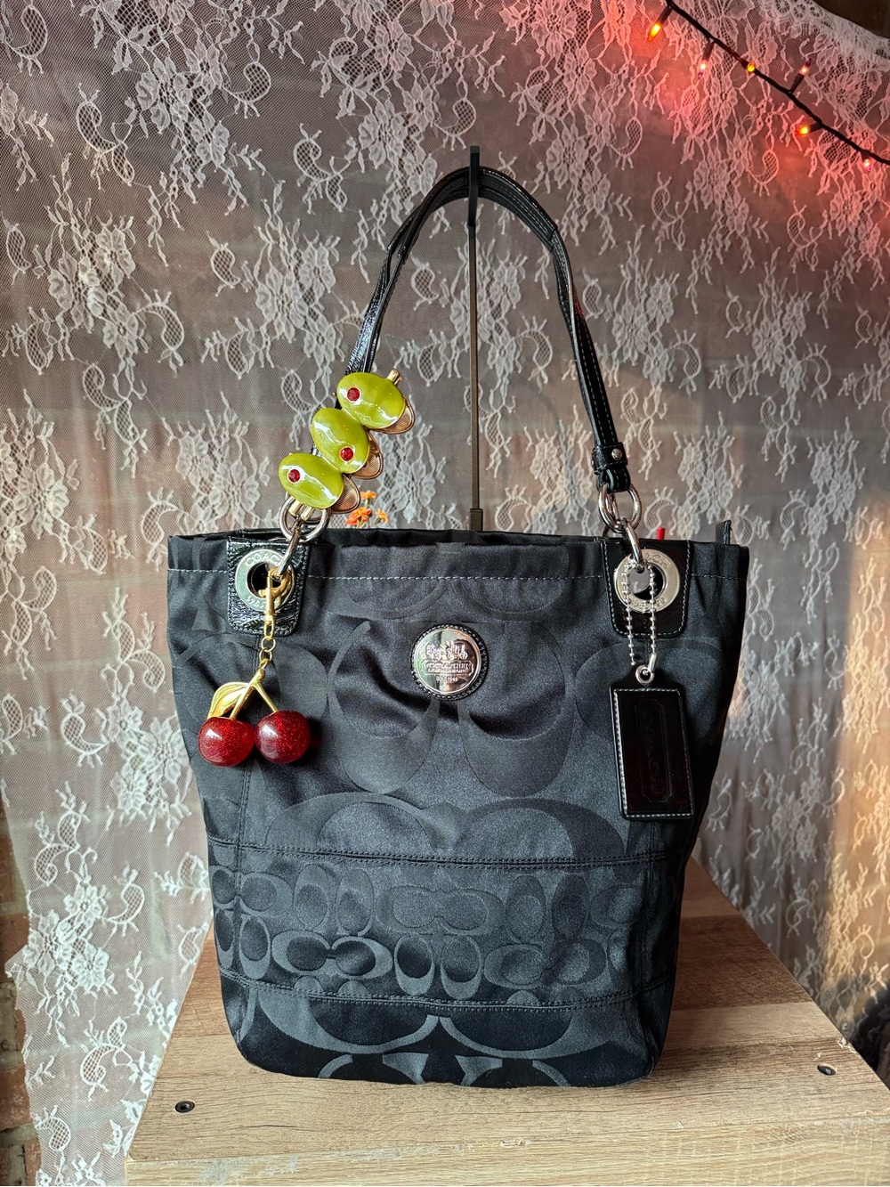 Coach signature patchwork tote - Gem